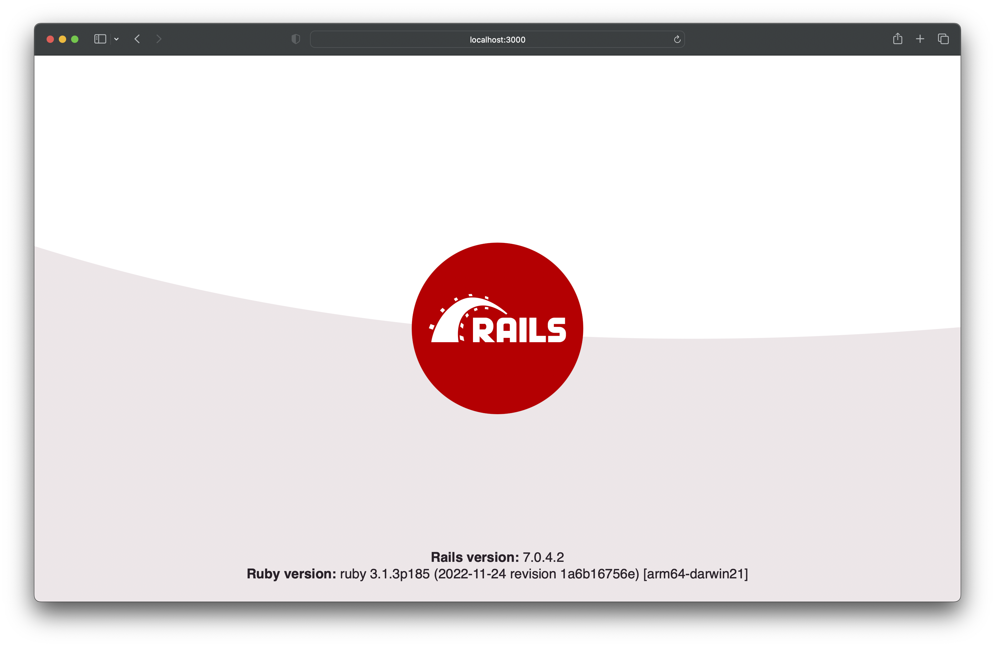 Rails 7 running
